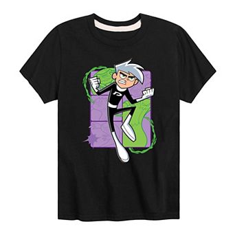 Boys 8-20 Danny Phantom Dany Jumping Graphic Tee
