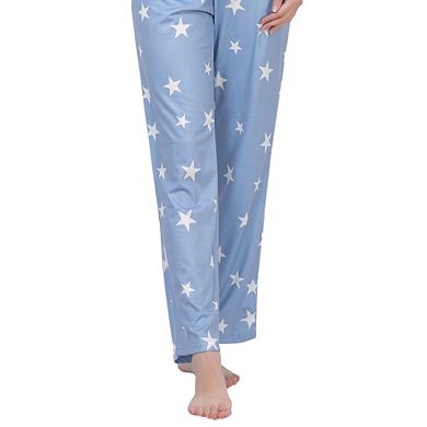 Women's Classic Short Sleeve Pajama Set Soft & Comfy Sleepwear