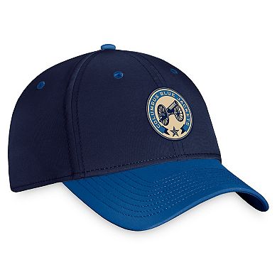 Men's Fanatics Branded Navy Columbus Blue Jackets Authentic Pro Alternate Jersey Flex Hat