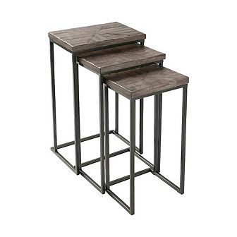 Schleedorf Traditional Gray End Table Set