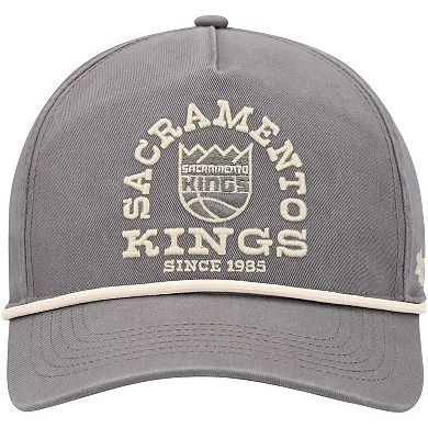 Men's '47 Charcoal Sacramento Kings Canyon Ranchero Hitch Adjustable Hat