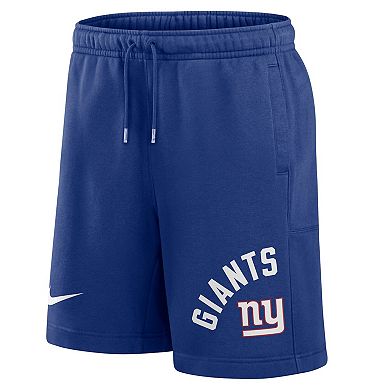 Men's Nike Royal New York Giants Arched Kicker Shorts