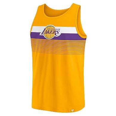 Men's Fanatics Branded Gold Los Angeles Lakers Wild Game Tank Top