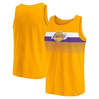 Men's Fanatics Branded Gold Los Angeles Lakers Wild Game Tank Top