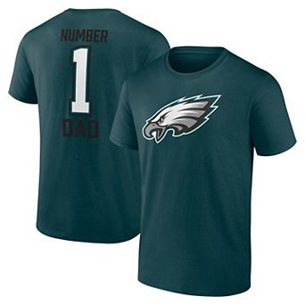 Men's Fanatics Branded Midnight Green Philadelphia Eagles Father's Day T-Shirt