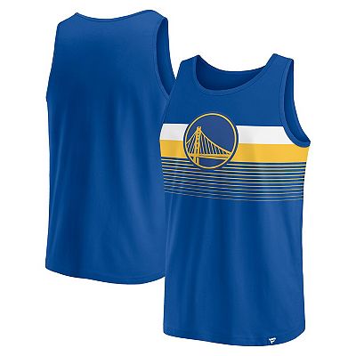 Men s Fanatics Royal Golden State Warriors Wild Game Tank Top