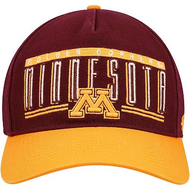 Men's '47 Maroon Minnesota Golden Gophers Double Header Hitch Adjustable Hat