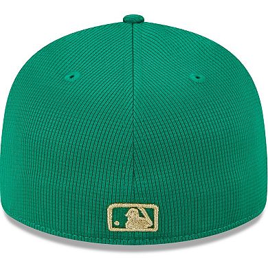 Men's New Era White/Green Pittsburgh Pirates 2024 St. Patrick's Day Low Profile 59FIFTY Fitted Hat