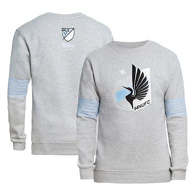 Men's Grungy Gentleman Gray Minnesota United FC Pullover Sweatshirt