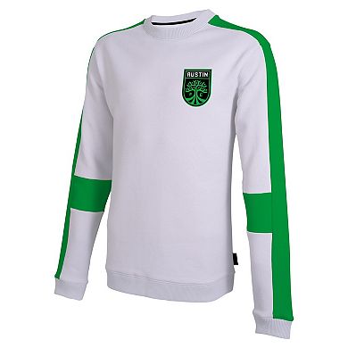 Men's Stadium Essentials White Austin FC Half Time Pullover Sweatshirt
