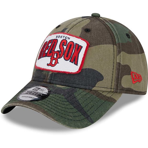 Men s New Era Camo Boston Red Sox Gameday 9FORTY Adjustable Hat