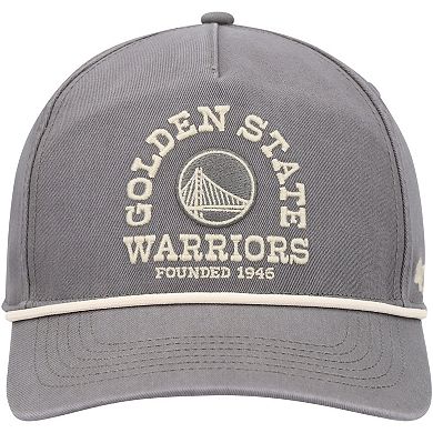 Men's '47 Charcoal Golden State Warriors Canyon Ranchero Hitch Adjustable Hat