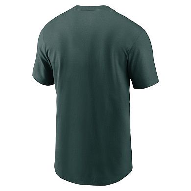 Men's Nike Green Oakland Athletics Fuse Wordmark T-Shirt
