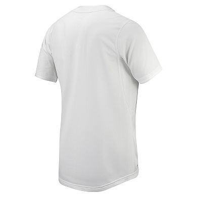 Men's Nike White Arkansas Razorbacks Replica Full-Button Baseball Jersey