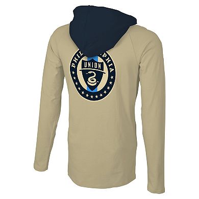 Men's Stadium Essentials Gold Philadelphia Union Tradition Raglan Hoodie Long Sleeve T-Shirt