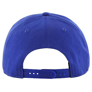 Men's '47  Blue New York Knicks Overhand Logo Hitch Adjustable Hat