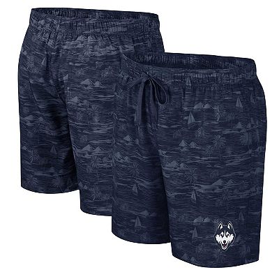 Men s Colosseum Navy UConn Huskies Ozark Swim Shorts