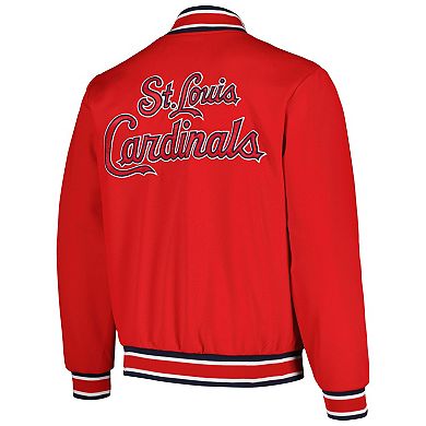 Men's Starter Red St. Louis Cardinals Secret Weapon Full-Snap Jacket
