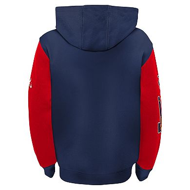 Toddler Navy Atlanta Braves Postcard Full-Zip Hoodie