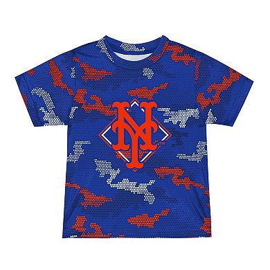 Preschool Royal New York Mets Field Ball T-Shirt & Shorts Set