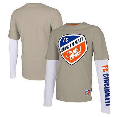 Men's Stadium Essentials Tan FC Cincinnati Status Long Sleeve T-Shirt