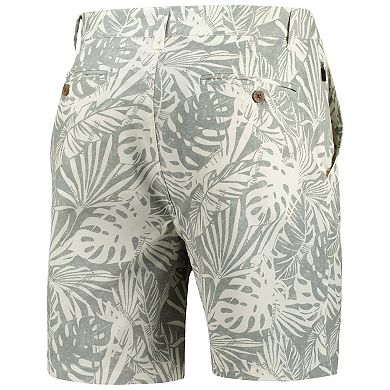 Men's Margaritaville Gray Cleveland Browns Sandwashed Monstera Print Amphib Shorts