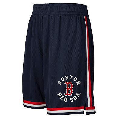 Youth Fanatics Branded Navy Boston Red Sox Hit Home Mesh Shorts