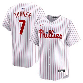 Men's Nike Trea Turner White Philadelphia Phillies Home Limited Player Jersey