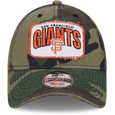 Men's New Era Camo San Francisco Giants Gameday 9FORTY Adjustable Hat