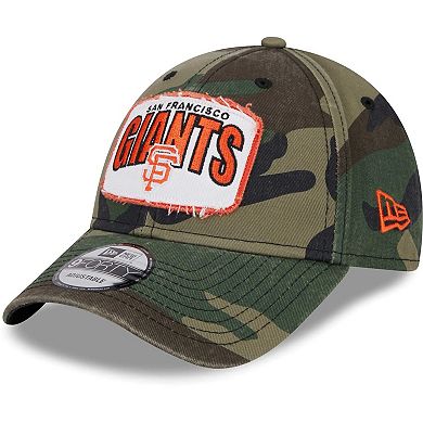 Men's New Era Camo San Francisco Giants Gameday 9FORTY Adjustable Hat