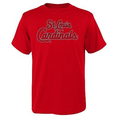 Youth Fanatics Branded Red St. Louis Cardinals Curveball T-Shirt