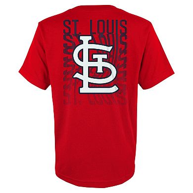Youth Fanatics Branded Red St. Louis Cardinals Curveball T-Shirt
