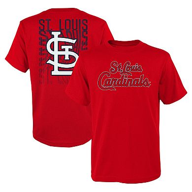 Youth Fanatics Branded Red St. Louis Cardinals Curveball T-Shirt
