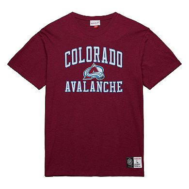 Men's Mitchell & Ness Burgundy Colorado Avalanche Legendary Slub T-Shirt