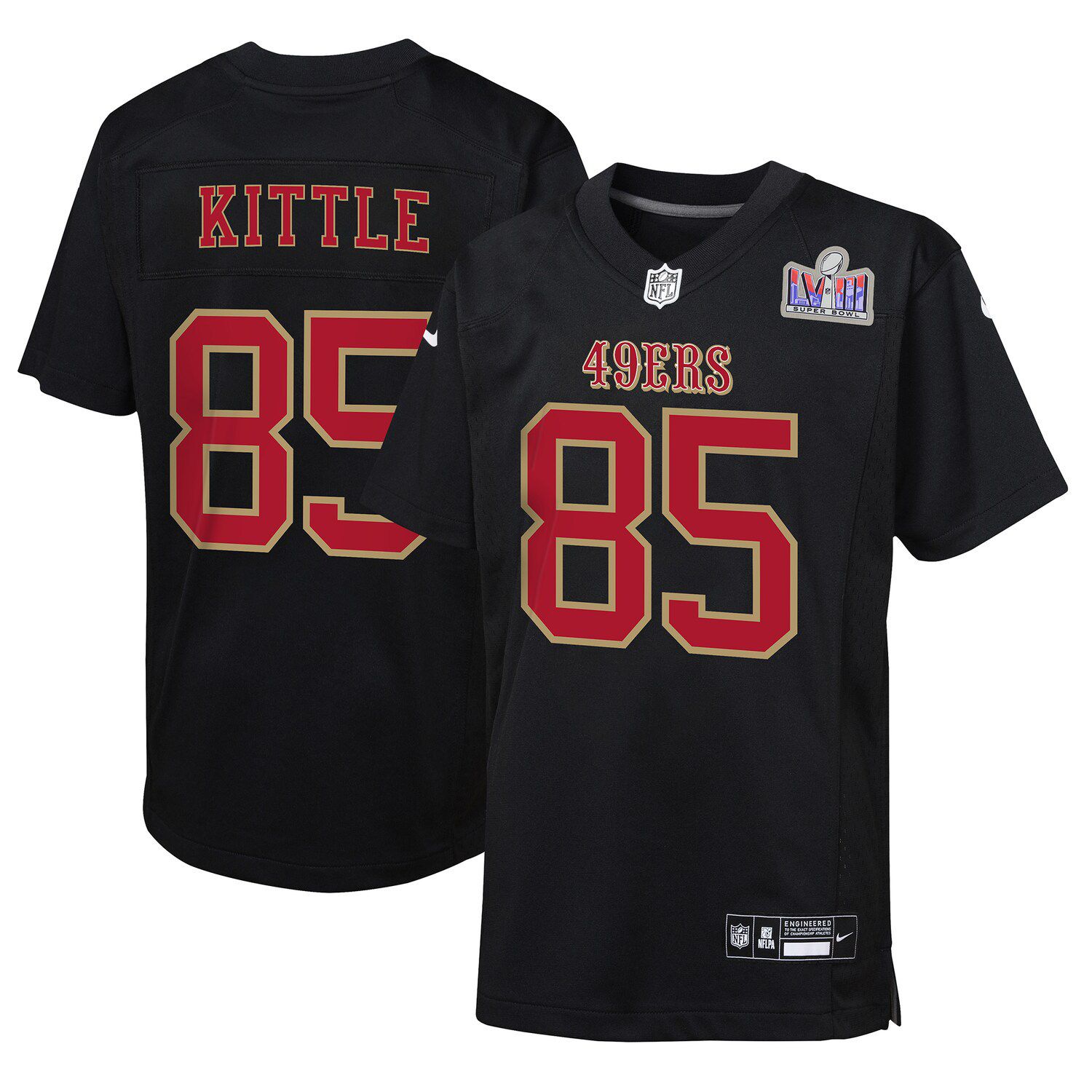 White george hotsell kittle jersey