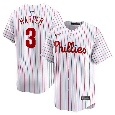 Men's Nike Bryce Harper White Philadelphia Phillies Home Limited Player Jersey