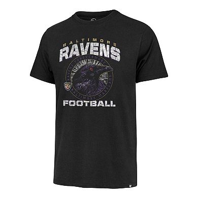 Men's '47 Black Baltimore Ravens Regional Franklin T-Shirt