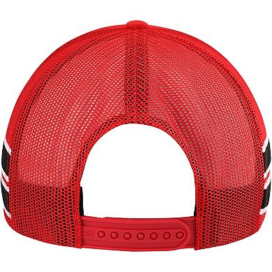 Men's '47 Red Louisville Cardinals Sideband Trucker Adjustable Hat