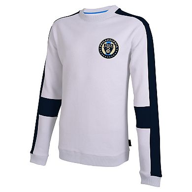 Men's Stadium Essentials White Philadelphia Union Half Time Pullover Sweatshirt