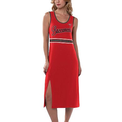 Women's G-III 4Her by Carl Banks Red Tampa Bay Buccaneers Main Field Maxi Dress