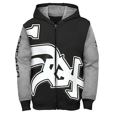 Toddler Black Chicago White Sox Postcard Full-Zip Hoodie