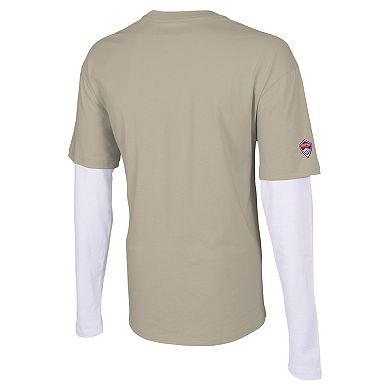 Men's Stadium Essentials Tan Colorado Rapids Status Long Sleeve T-Shirt