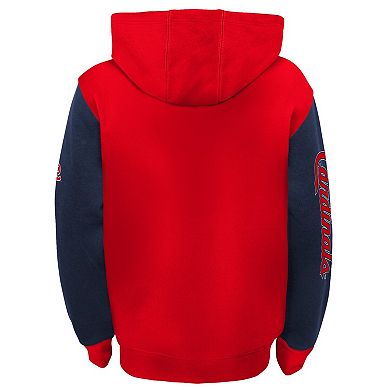 Youth Fanatics Branded Red/Navy St. Louis Cardinals Postcard Full-Zip Hoodie Jacket