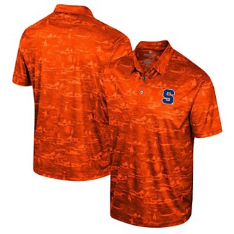 Men's Colosseum Orange Syracuse Orange Daly Print Polo