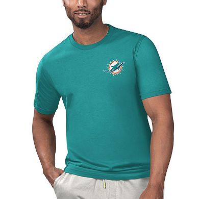 Men's Margaritaville Aqua Miami Dolphins Licensed to Chill T-Shirt