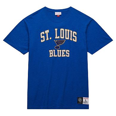 Men's Mitchell & Ness Blue St. Louis Blues Legendary Slub T-Shirt