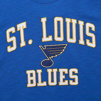Men's Mitchell & Ness Blue St. Louis Blues Legendary Slub T-Shirt