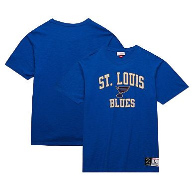 Men's Mitchell & Ness Blue St. Louis Blues Legendary Slub T-Shirt