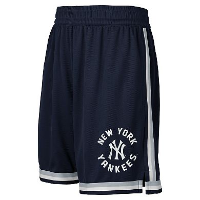 Youth Fanatics Branded Navy New York Yankees Hit Home Mesh Shorts