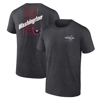 Men's Fanatics Branded Heather Charcoal Washington Capitals Backbone T-Shirt